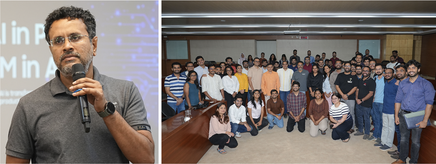 On 28th October, Balaji Hariharan, Senior Director and Head of Product at Samsung, delivered a talk on ‘AI in Product Management’, to students of the one-year full-time MBA, the EPGP at IIMB. The talk was part of the EPGP Seminar Series.